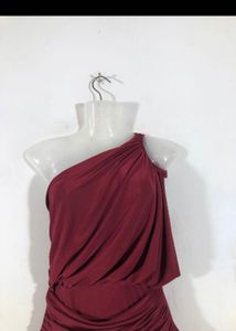 DATE PERFECT WINE RED Bodyfit Dress
