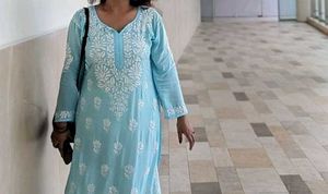 Chikankari Modal Kurta