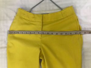 H&amp;M Yellow Trouser Waist 26-28(midrise)