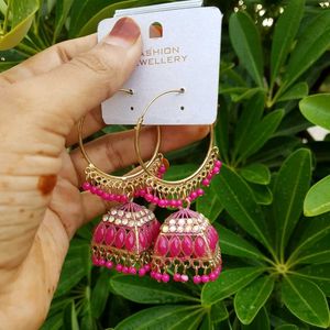 Jhumka Hoop Earrings