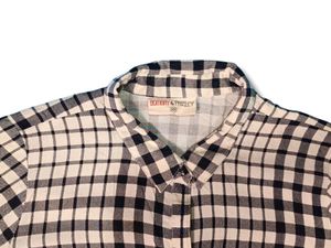 Checkered Midi Shirt Dress