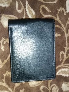 ZOIS Black Leather Wallet