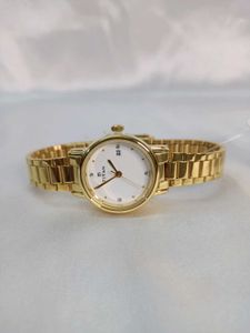 Titan Karishma White Dial Women Watch With Stainle