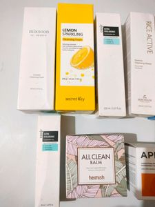 Available Foaming Face Wash, Cleansing Oil &amp; Balm