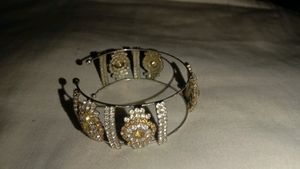 Earings..Jhumka Gold Coloured And Free Small Girls Bracelet