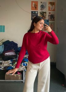 Red Pullover Sweater