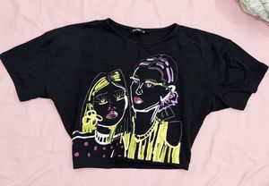y2k baddie crop tee