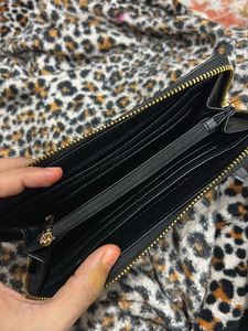 Mango crocodile skin effect wallet