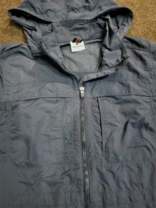 Blue Hooded Jacket