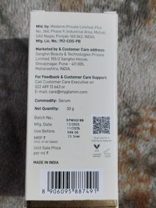 Myglamm 10% Niacinamide Clarifying Serum