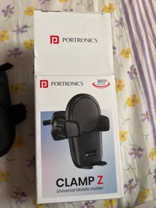 Portronics Clamp Z – Universal Car Mobile Holder (