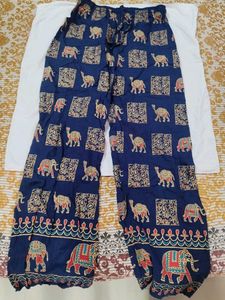 Beautiful Navy Blue Top And Bottom