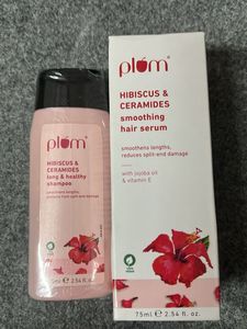 Plum Hibiscus Hair Set(shampoo+serum)