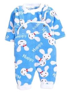 Cute Bunny Print Baby Robe