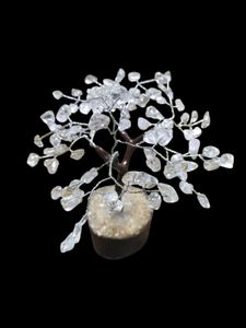 Clear Quartz Natural Gemstone Tree For Room Decor