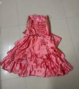 Coral Party Dress