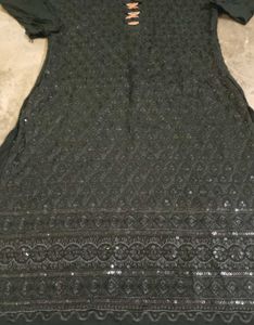 Cotton Base Chikankari Kurti