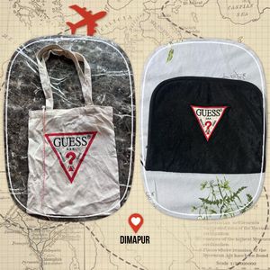Guess Authentic Canvas Bag Combo
