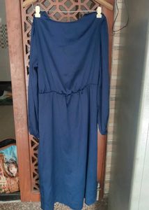 Elegant Navy Blue Dress