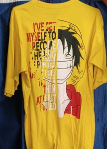 One Piece Graphic Tee - Yellow