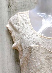 Elegant Lace Peplum Top