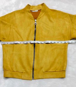 Stylish Mustard Bomber Jacket