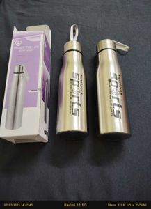 2 Steel Water Bottle -500ml Each