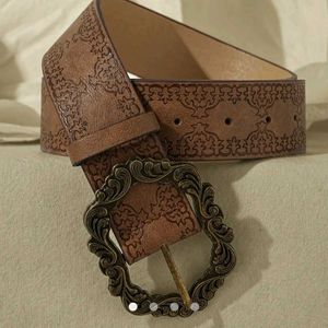 NEW Savana Floral Belt- Brown