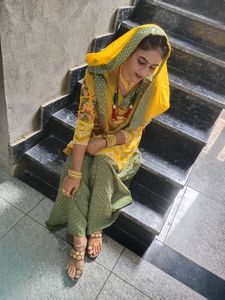 Haldi Kurta Sharara Set