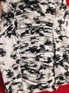 Tie-Dye Bodycon Mini Dress