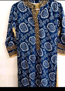 Beautiful Designer bandhani  Festive Wear Kurti.