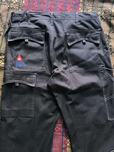Black Utility Style Pants