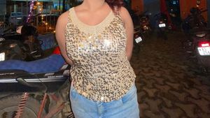 Sparkly Gold Tank Top