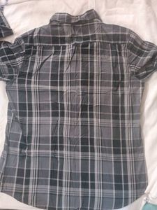 Classic Black Cotton Shirt | Size 42
