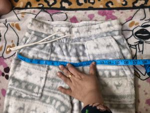 Cozy Fur Patterned Lounge Pants 32 waist