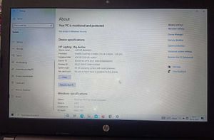 HP Laptop Rarely Used.