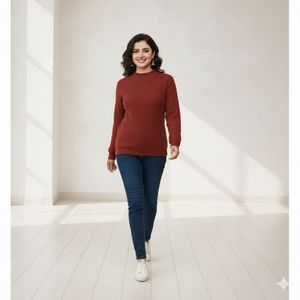 Classic Ribbed Knit Sweater
