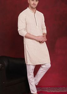 Elegant Embroidered Kurta