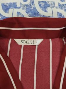 Striped Burgundy Top