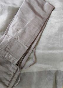 Grey Frill Saree