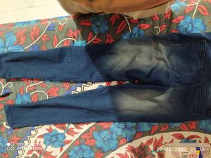 Ribbed jeans
