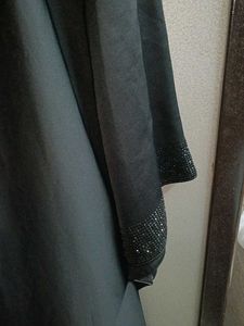 Elegant Black Ethnic Burqa