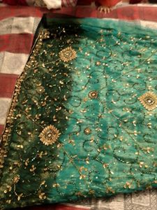 Peacock Green Sharara