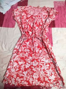 Beachy Floral Print Dress