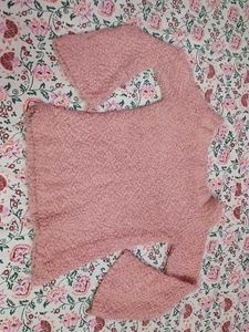 Pink Fuzzy winter Top