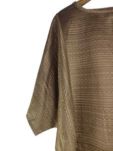 Brown Patterned Top