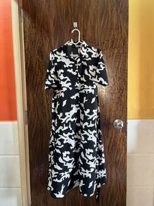 34 Bust Midi Dress With Belt For Girls/ Women