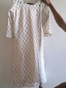 Straight Kurta (Cream)
