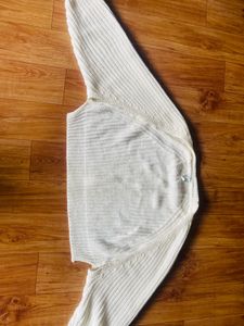 Cropped Open Front Cardigan