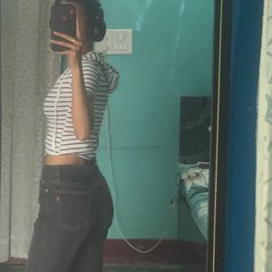 Striped Crop Top